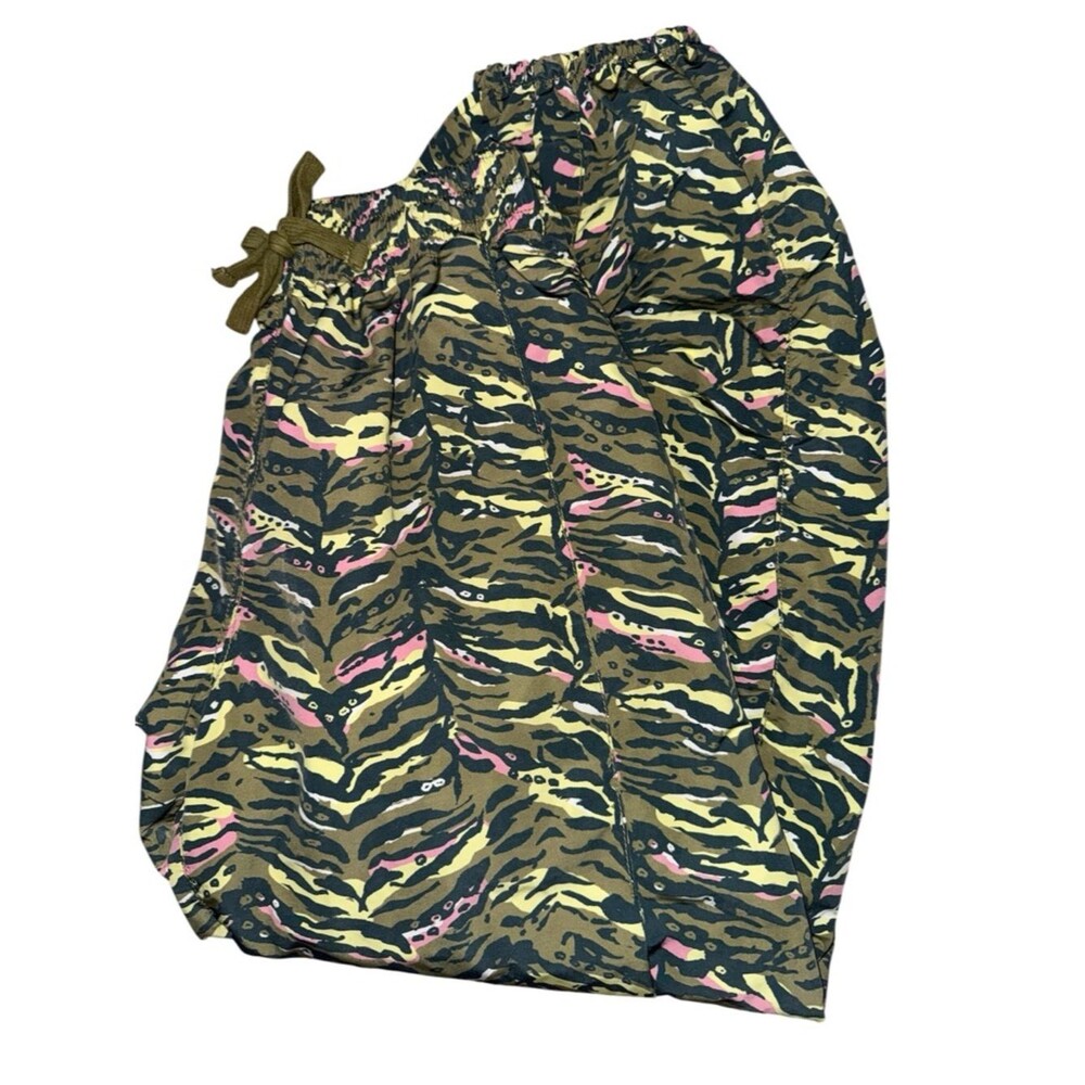 NWOT FP Movement Zephyr Hi Rise Balloon Pants Free People Green Olive Combo XS - Picture 2 of 16